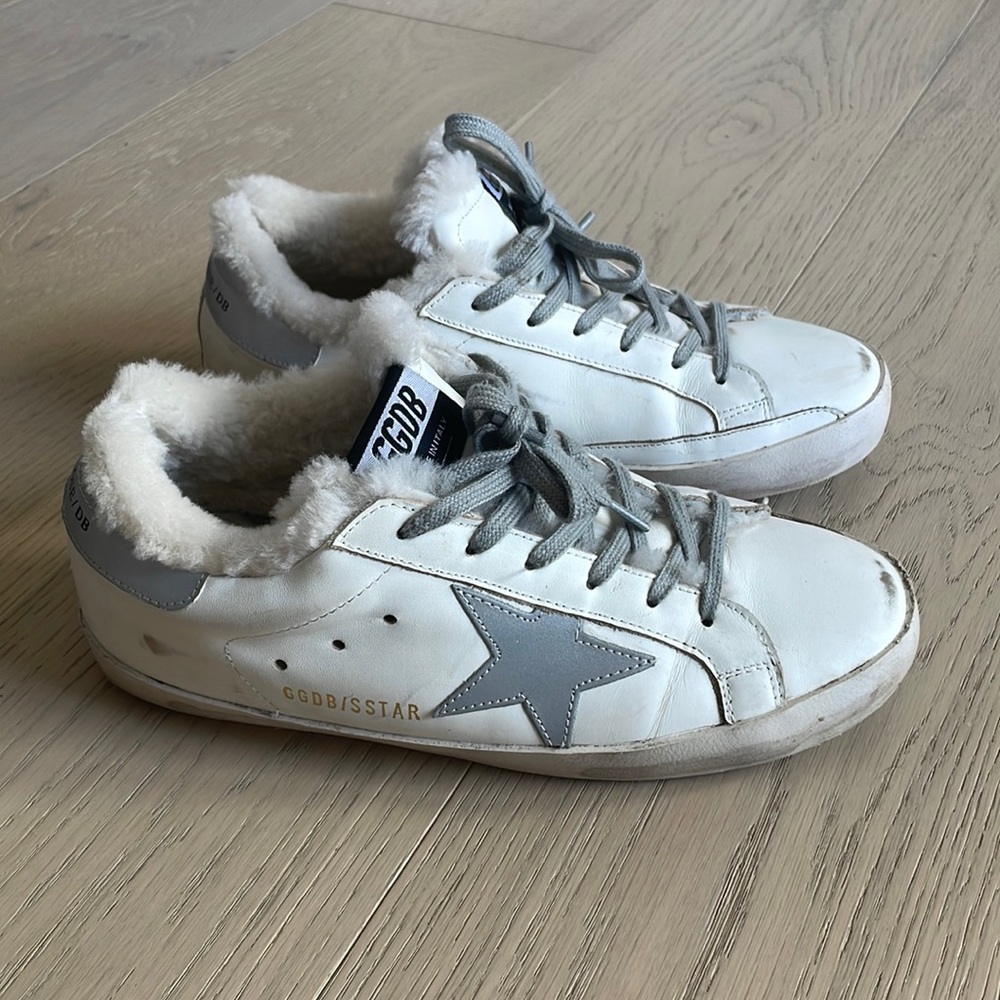 Golden Goose Shearling Sneakers